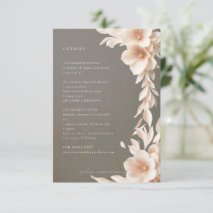 D'accompagnement Brown taupe pêche couleur rose carte de détails