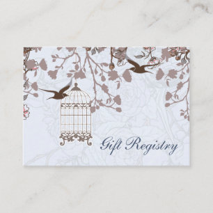 D'accompagnement cage d'oiseau rose, inséparables Carte Cadeau