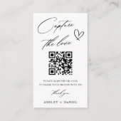D'accompagnement Capturez la carte de boîtier de code QR Love Maria (Devant)