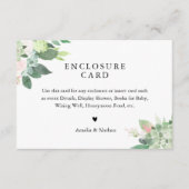 D'accompagnement Carte à Enveloppe Florale DEVON Succulente Blush (Devant)