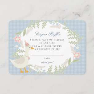 D'accompagnement Carte à gratter pour diapers à motif floral gingha