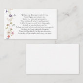 D'accompagnement Carte à joindre à une demande d'argent pour une fê (Devant / Derrière)