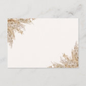 D'accompagnement Carte à rabat à couche de graminées Pampas | Rusti (Dos)