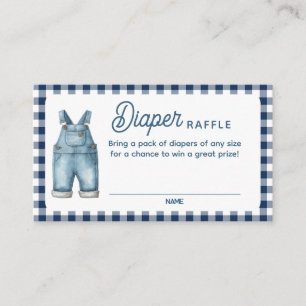 D'accompagnement Carte à rabat Baby shower Blue Jean