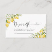 D'accompagnement Carte à rabat Baby shower citron Citrus (Devant)