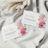 D'accompagnement Carte à rabat Fleur sauvage violet