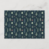 D'accompagnement Carte à rabat pour Baby shower rustique Little Bea (Dos)