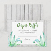 D'accompagnement Carte à rouleaux de couches de dinosaure rustique (Devant / Derrière)