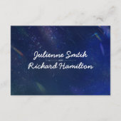 D'accompagnement Carte Abstraite Mariage Galaxy (Dos)