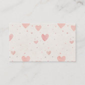 D'accompagnement Carte avec Enclos de Petits Cœurs (Devant)