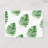 D'accompagnement Carte Baby shower Safari Demande de réservation (Dos)