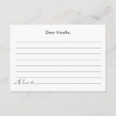 D'accompagnement Carte Baby shower STELLA Time Capsule (Devant)