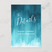 D'accompagnement carte bleue verte (Devant)