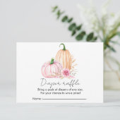 D'accompagnement Carte Boho Boho Citrouille Baby-shower (Debout devant)