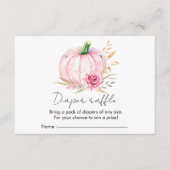 D'accompagnement Carte Boho Boho Citrouille Baby-shower (Devant)