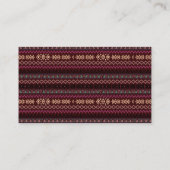 D'accompagnement Carte Boho Burgundy Diaper Raffin Enclôture (Dos)