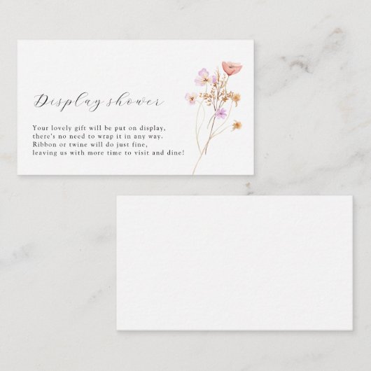 D'accompagnement Carte Boho Display Shoot (Devant / Derrière)