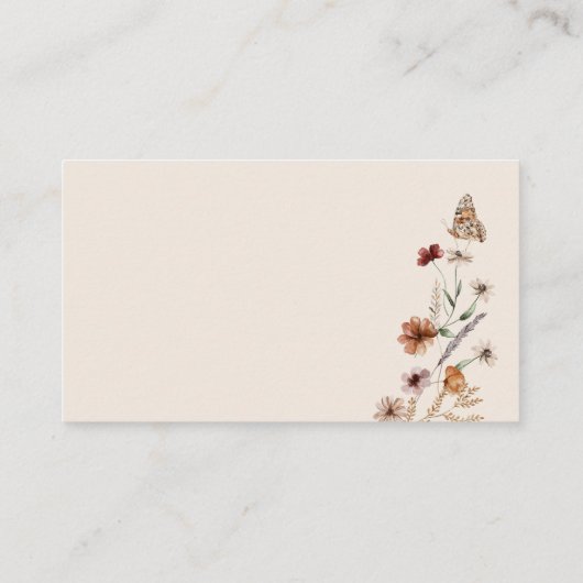 D'accompagnement Carte Boho Display Shoot (Dos)