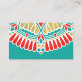 D'accompagnement Carte Boho Fiesta Diaper Raffle Ticket Enclôture (Dos)