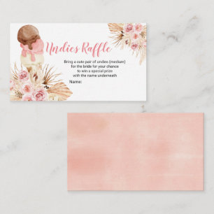 D'accompagnement Carte Boho Ice Cream Undies Raffle Enveloppe Card