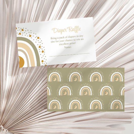 D'accompagnement Carte Boho Neutral Arc-en-Ciel Raffin