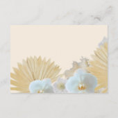 D'accompagnement Carte Boho Pampas Orchid Détails Mariage (Dos)