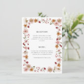 D'accompagnement Carte Boho Rustic (Debout devant)