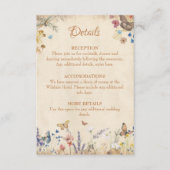 D'accompagnement Carte Boho vintage Butterfly Garden (Devant)