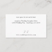 D'accompagnement Carte Boîtier 7 Floral Rose & Bourgogne (Dos)