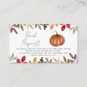 D'accompagnement Carte Boîtier de demande de réservation Citrouille (Devant)