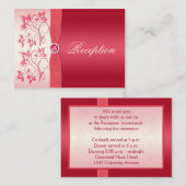 D'accompagnement Carte Boîtier de pastèque rose et ivoire (Devant / Derrière)