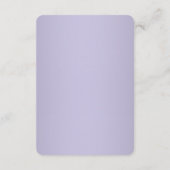 D'accompagnement Carte Boîtier de Réception Mariage damassé Violet (Dos)