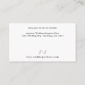 D'accompagnement Carte Boîtier Floral Chute Citrouille Blanc (Dos)