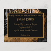 D'accompagnement Carte Boîtier Golden Tiger (Dos)