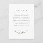 D'accompagnement Carte Botanique Mariage (Devant)