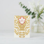 D'accompagnement Carte Cadeau Mariage d'or Fancy Flouris (Debout devant)