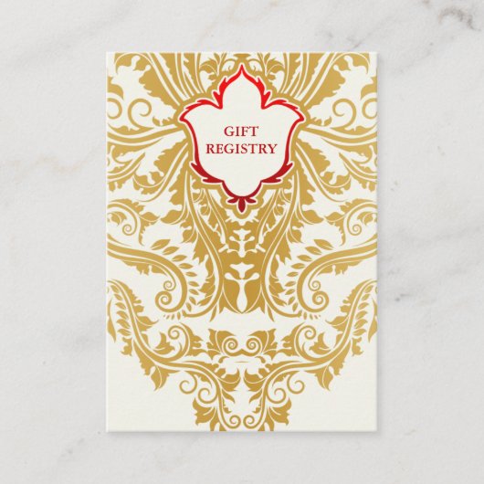D'accompagnement Carte Cadeau Mariage d'or Fancy Flouris (Devant)