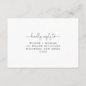 D'accompagnement Carte CALLA Honey Bee RSVP (Dos)