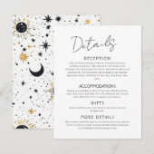 D'accompagnement Carte Céleste de Grande Enclosure de Mariage (Devant / Derrière)
