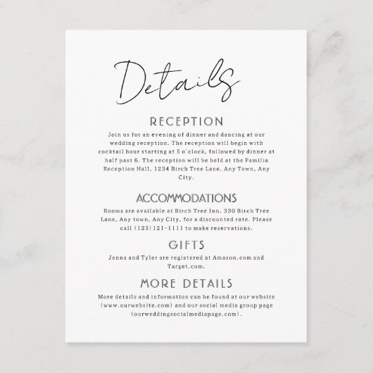 D'accompagnement Carte Céleste de Grande Enclosure de Mariage (Devant)