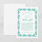 D'accompagnement Carte client marketing (Devant / Derrière)