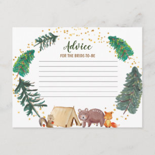 D'accompagnement Carte conseil Bearly wait Woodland baby shower