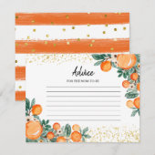 D'accompagnement Carte conseil Citrus Summer Orange Green (Devant / Derrière)