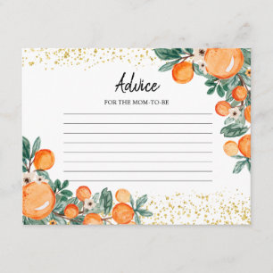 D'accompagnement Carte conseil Citrus Summer Orange Green