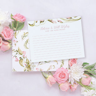 D'accompagnement Carte conseil en Fête des mariées florale en aquar