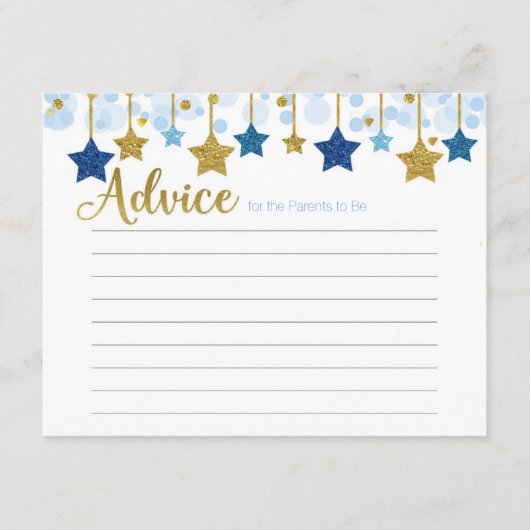 D'accompagnement Carte conseil Twinkle Little Star (Devant)
