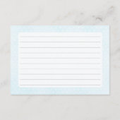 D'accompagnement Carte Crème glacée et recette bleue Pois (Dos)