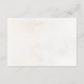 D'accompagnement Carte d'accueil de mariage Red Pinecone (Dos)