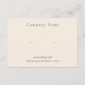 D'accompagnement Carte d'affichage de l'oreille du concepteur (Dos)