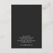 D'accompagnement Carte d'affichage moderne Noir grand oreille (Dos)
